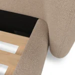 Kayra King Upholstered Bed - Lunaria Sandstone Bouclé
