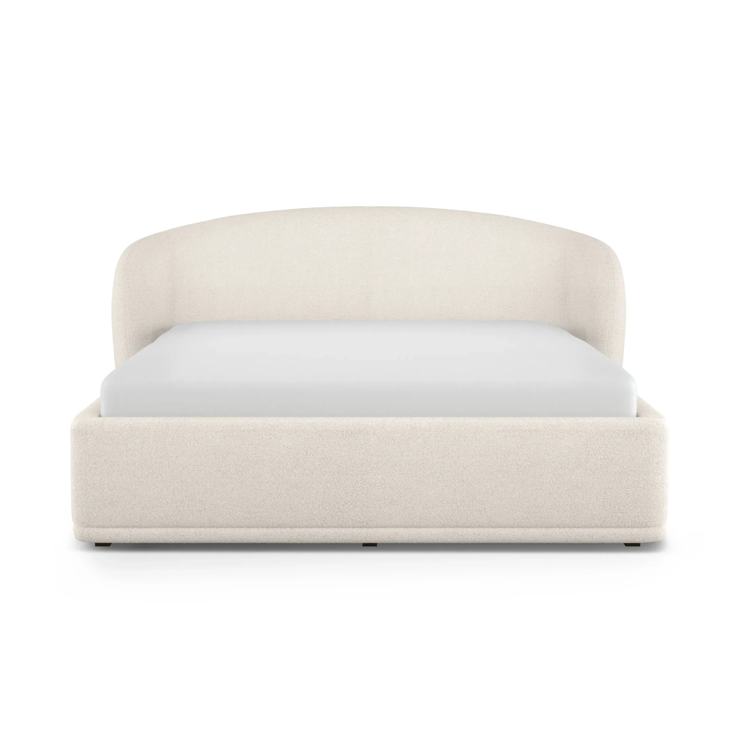 Kayra King Upholstered Storage Bed - Ivory Bouclé - Image 12