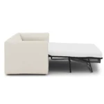 Marina 90_ Sofa Bed - Ivory Wool Bouclé
