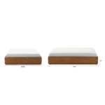 Leif Full Platform Storage Bed - Smoked Oak