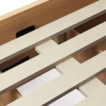 Leif Full Platform Storage Bed - White Oak