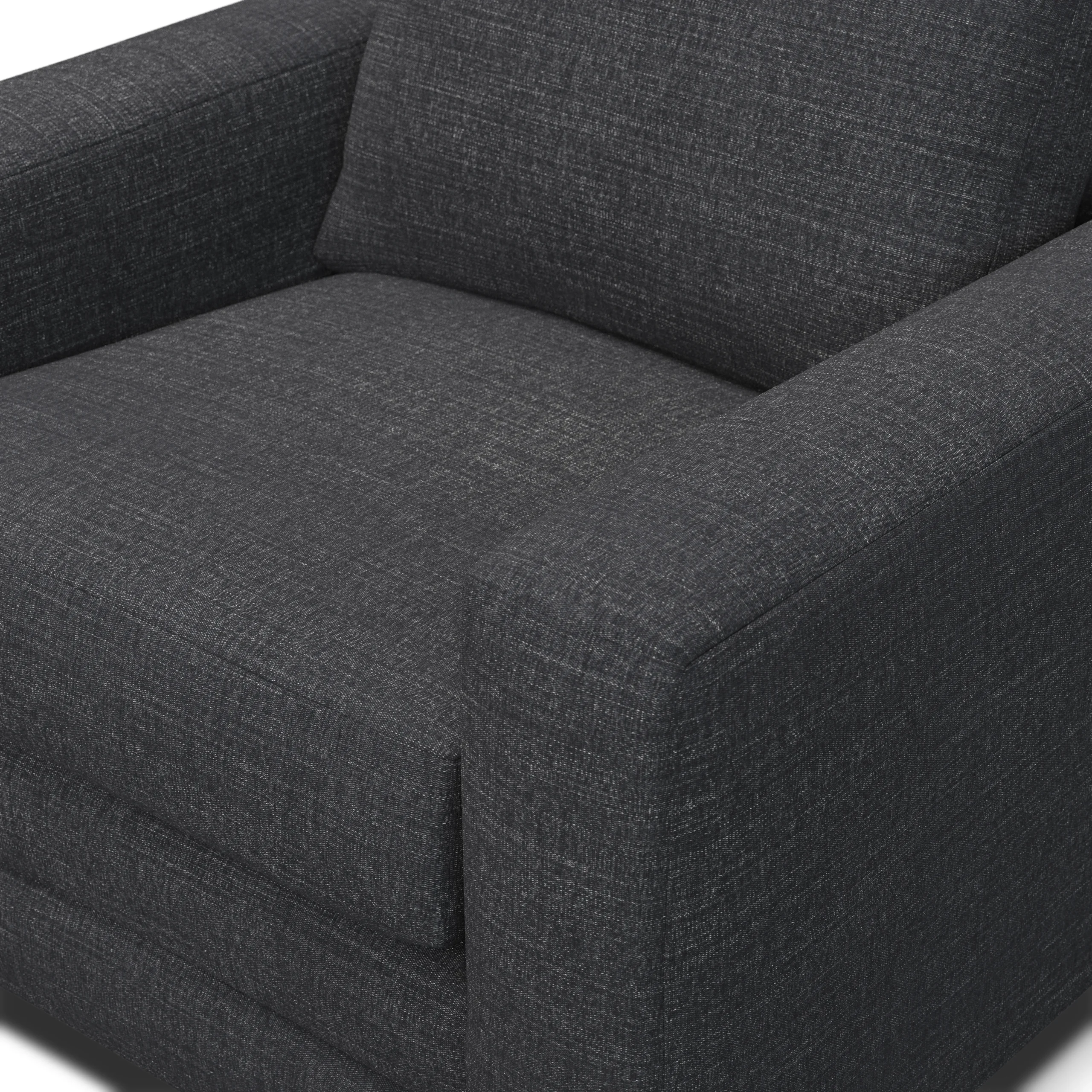 Riley 42_ Lounge Chair - Napa Charcoal - Image 4