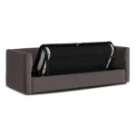 Marina 90_ Velvet Sofa Bed - Hale Warm Gray