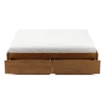 Leif King Platform Storage Bed - Smoked Oak