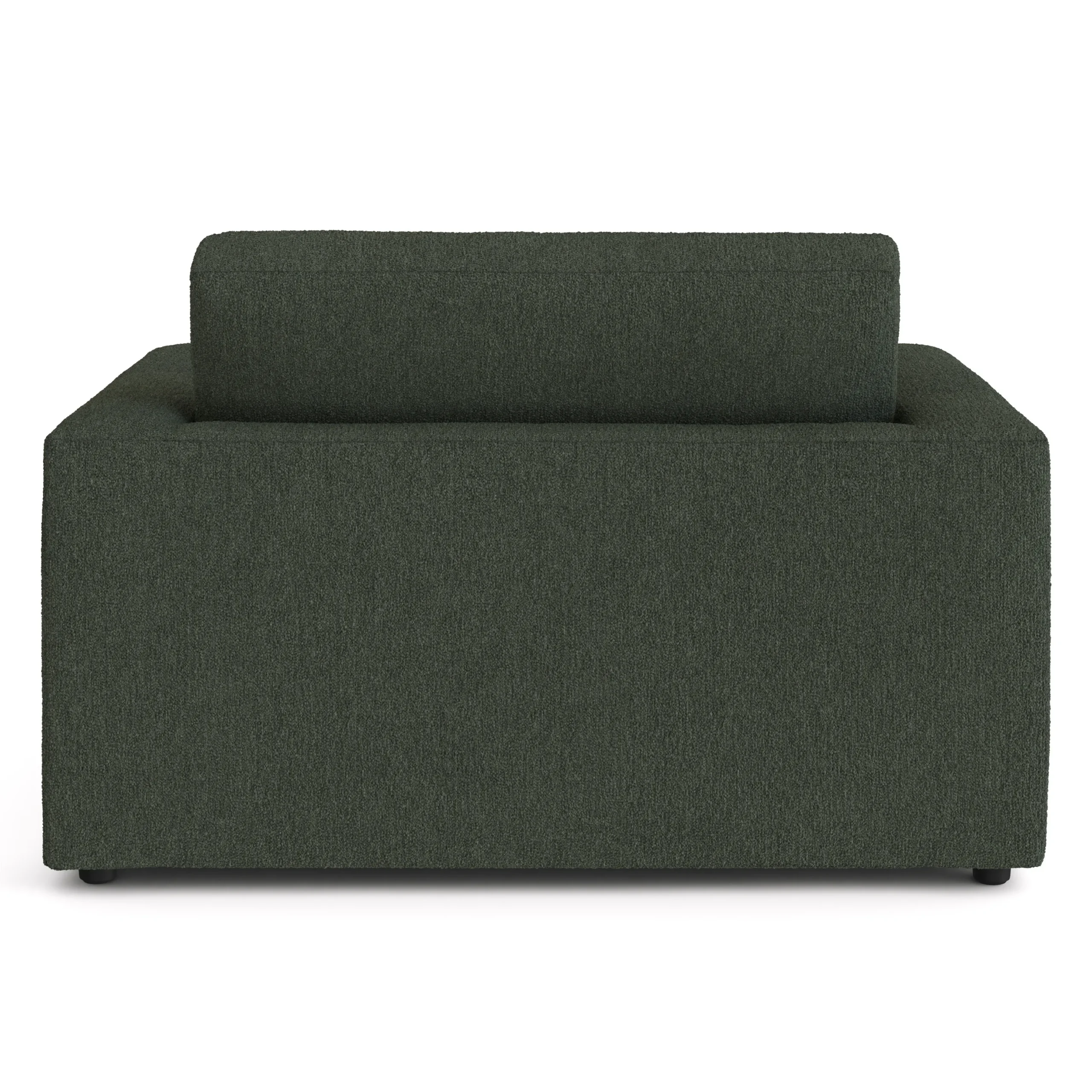 Riley 57.5_ Sleeper Chair - Green Wool Bouclé - Image 9