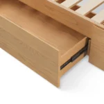 Leif King Storage Bed - White Oak