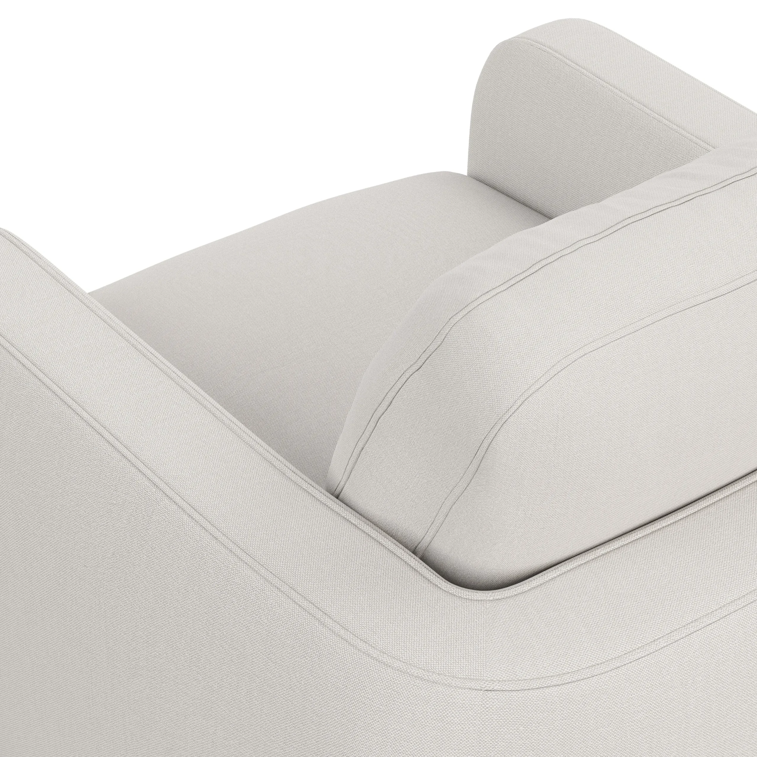 Vati 37_ Lounge Chair - Natural Oak and Buckler Ivory - Image 4