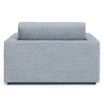 Riley 57.5_ Sleeper Chair - Silver Light Blue