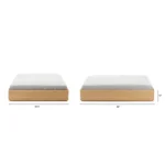 Leif Queen Platform Bed - White Oak