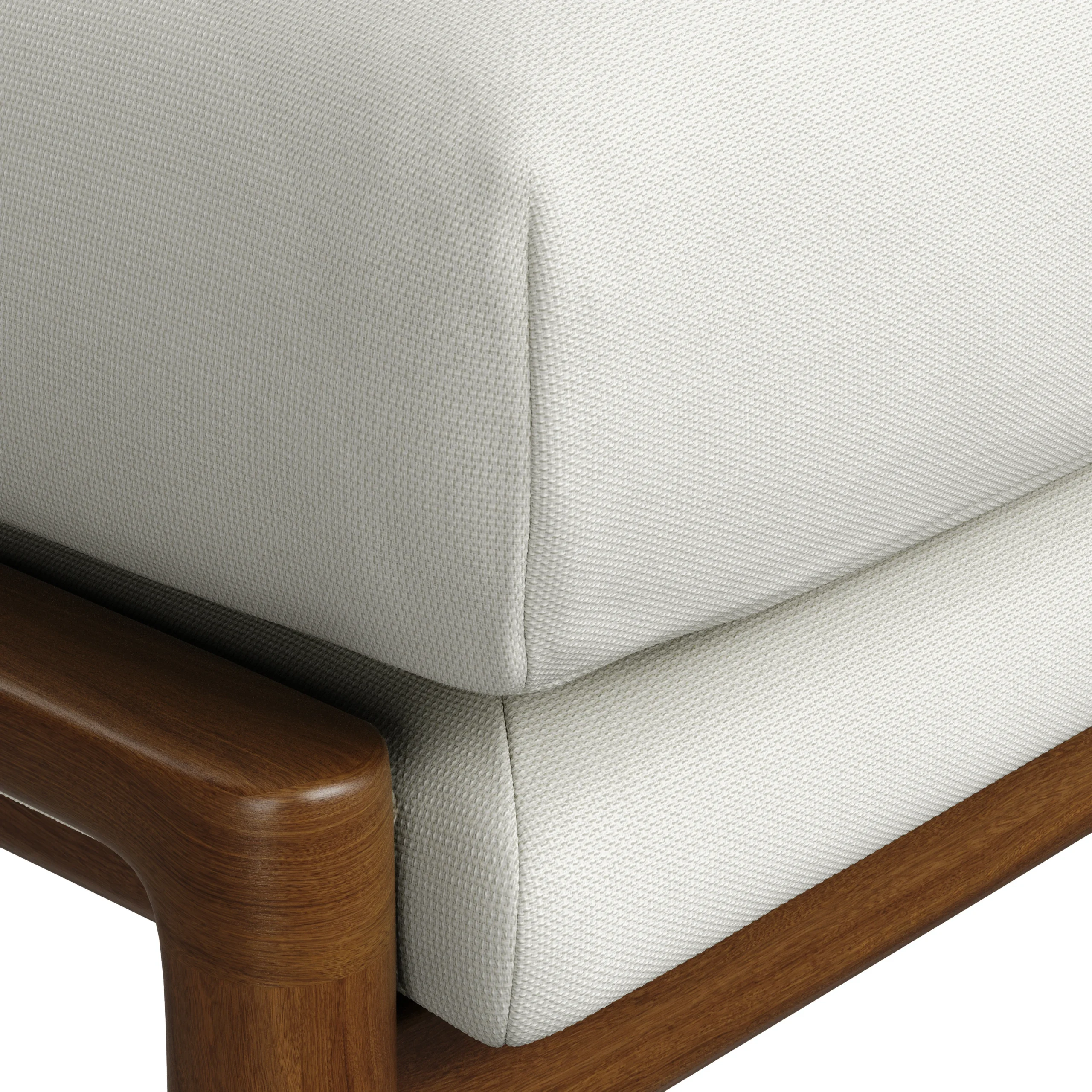 Bavel 25_ Ottoman - Walnut and Field Ivory - Image 4