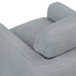 Vati 37_ Lounge Chair - Silver Light Blue