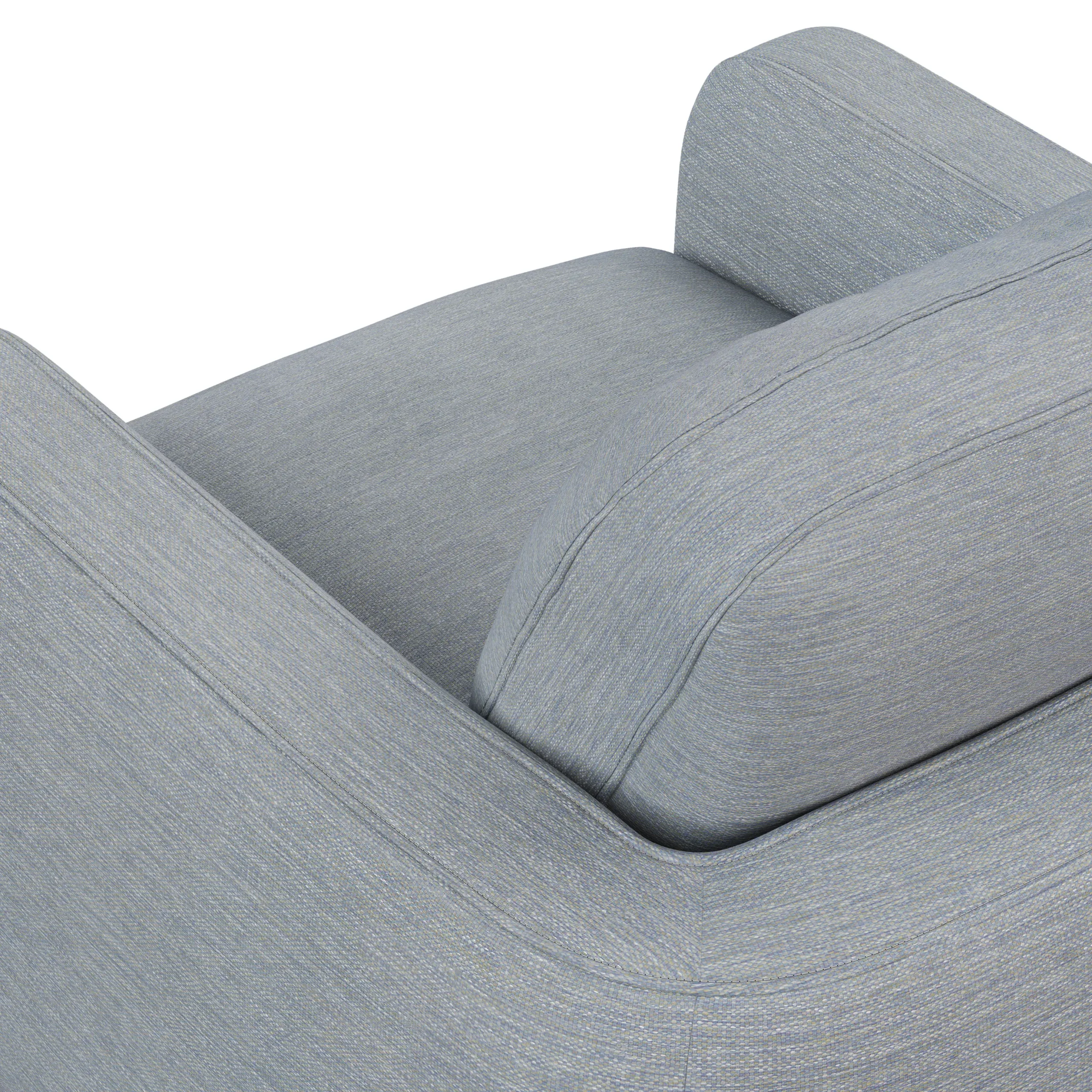 Vati 37_ Lounge Chair - Silver Light Blue - Image 5