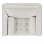 Sven 45.5_ Tufted Sleeper Chair - Biscuit Cream