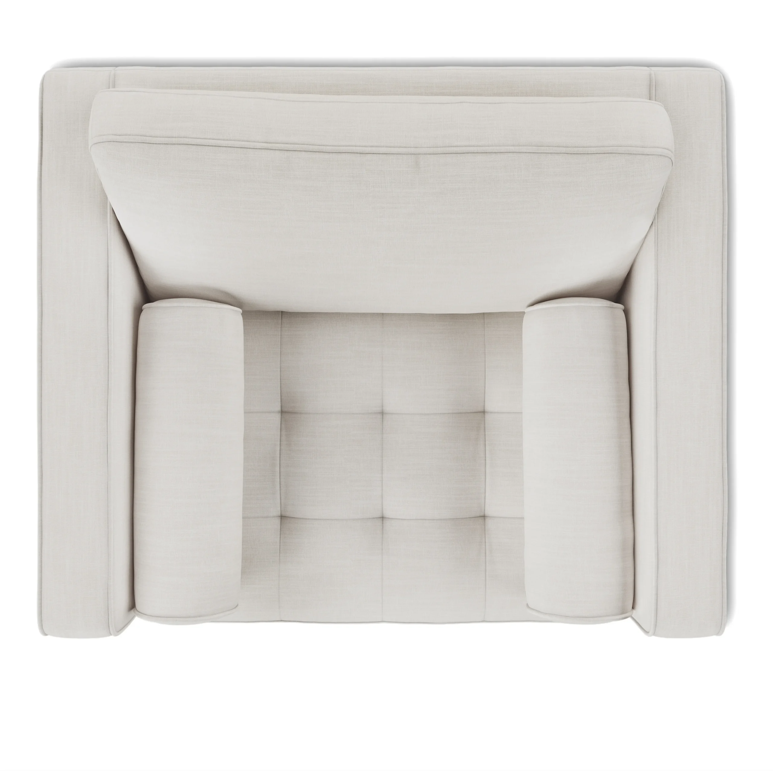 Sven 45.5_ Tufted Sleeper Chair - Biscuit Cream - Image 9