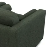 Sven 45.5_ Tufted Sleeper Chair - Green Wool Bouclé