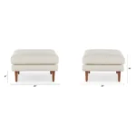 Burrard 29_ Ottoman - Seasalt Ivory