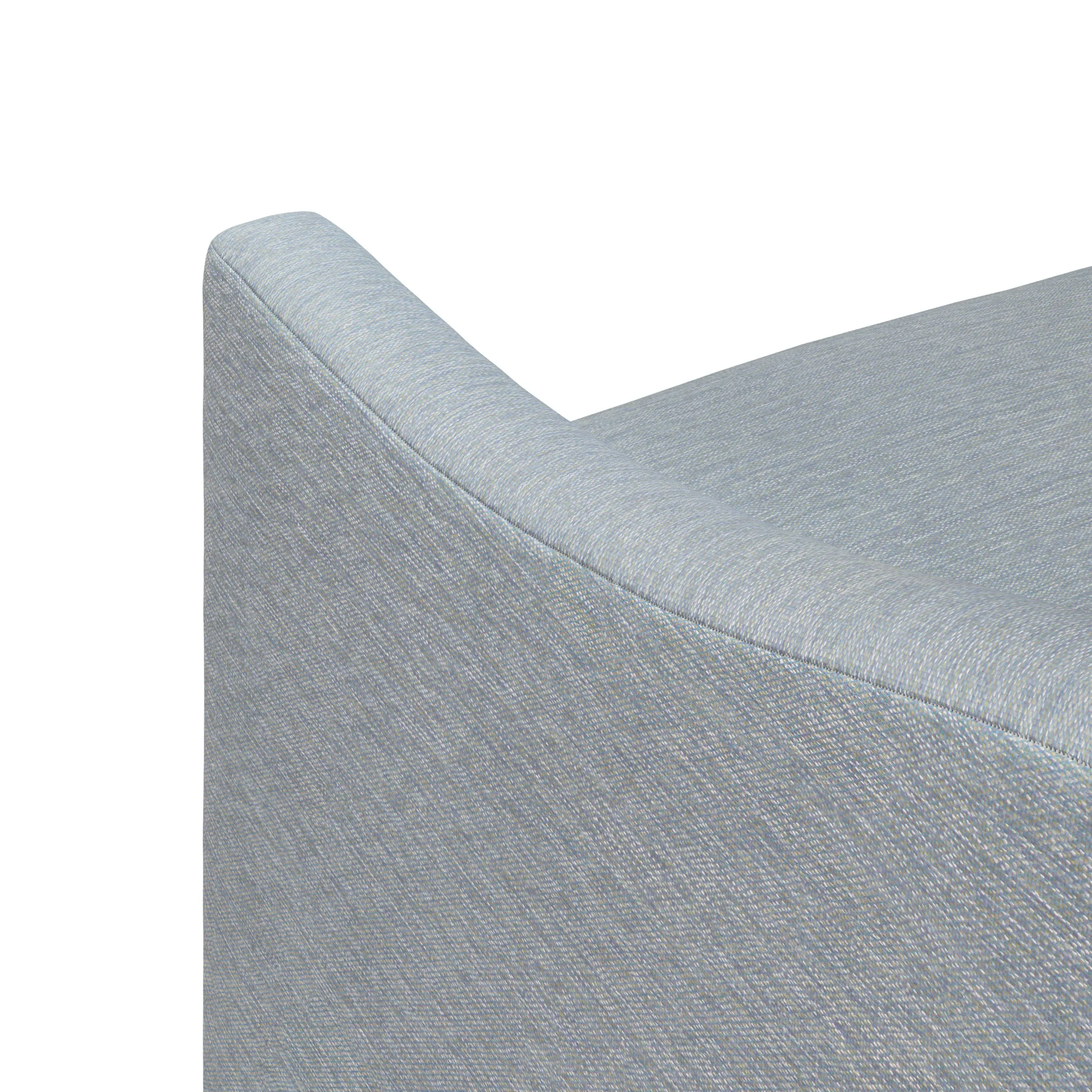 Landry 32.25_ Lounge Chair - Silver Light Blue - Image 5
