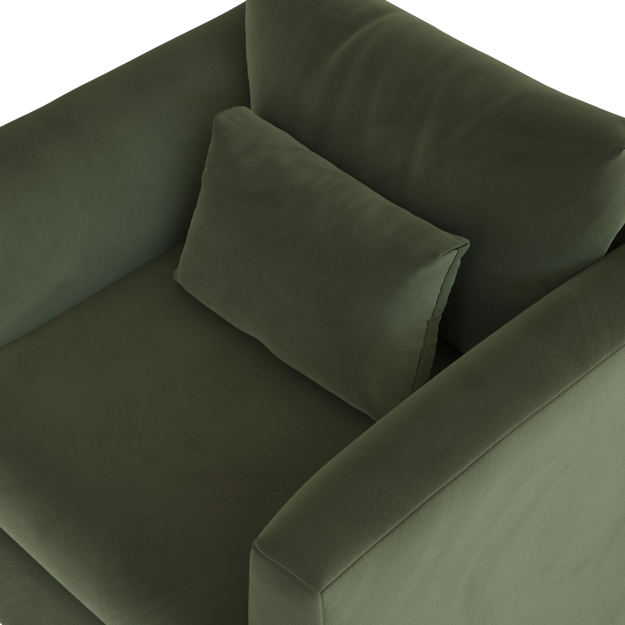 Marina 38_ Velvet Lounge Chair - Hale Fir Green - Image 6