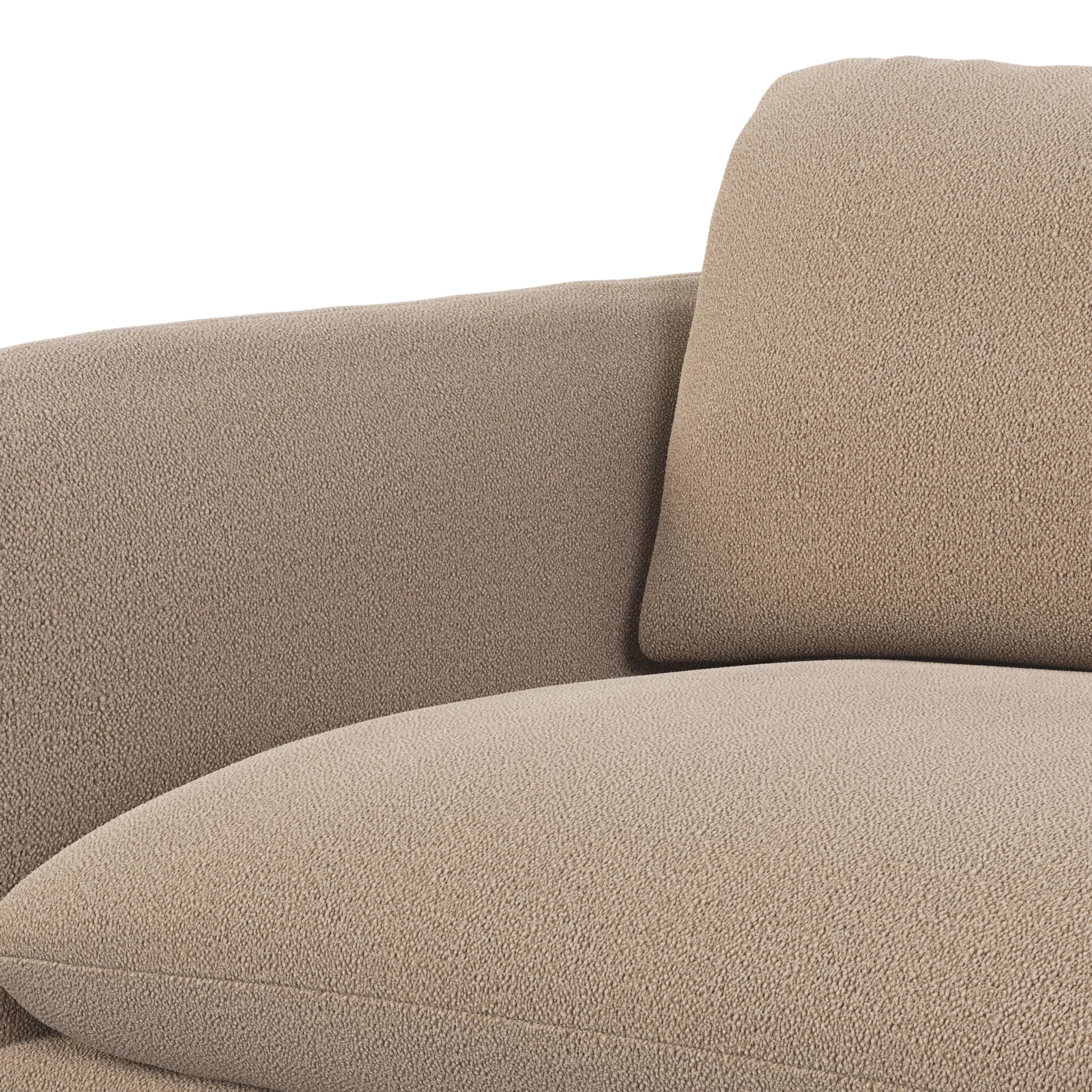Sanders 37_ Lounge Chair - Sandstone Wool Bouclé - Image 7