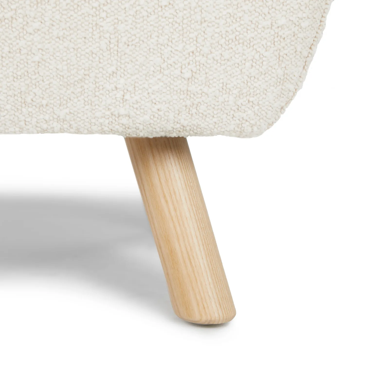 Gabriola 23_ Ottoman - Ivory Bouclé - Image 9