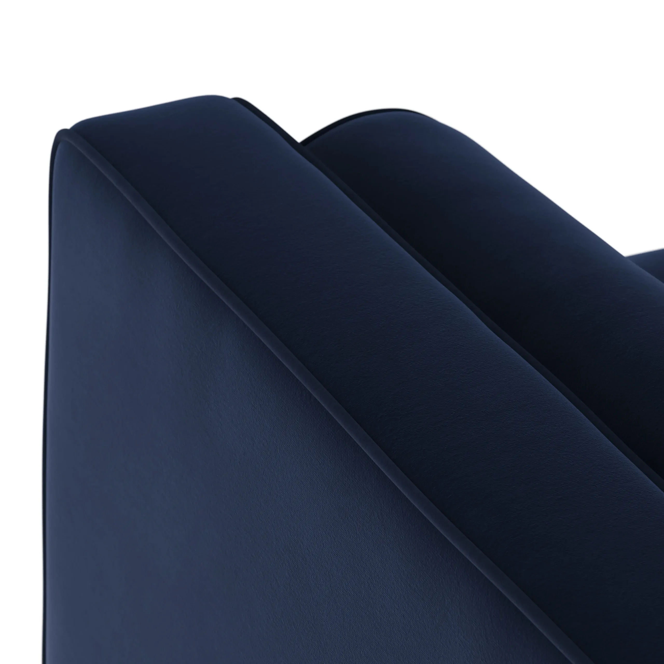 Sven 42_ Tufted Velvet Lounge Chair - Plush Cascadia Blue - Image 4