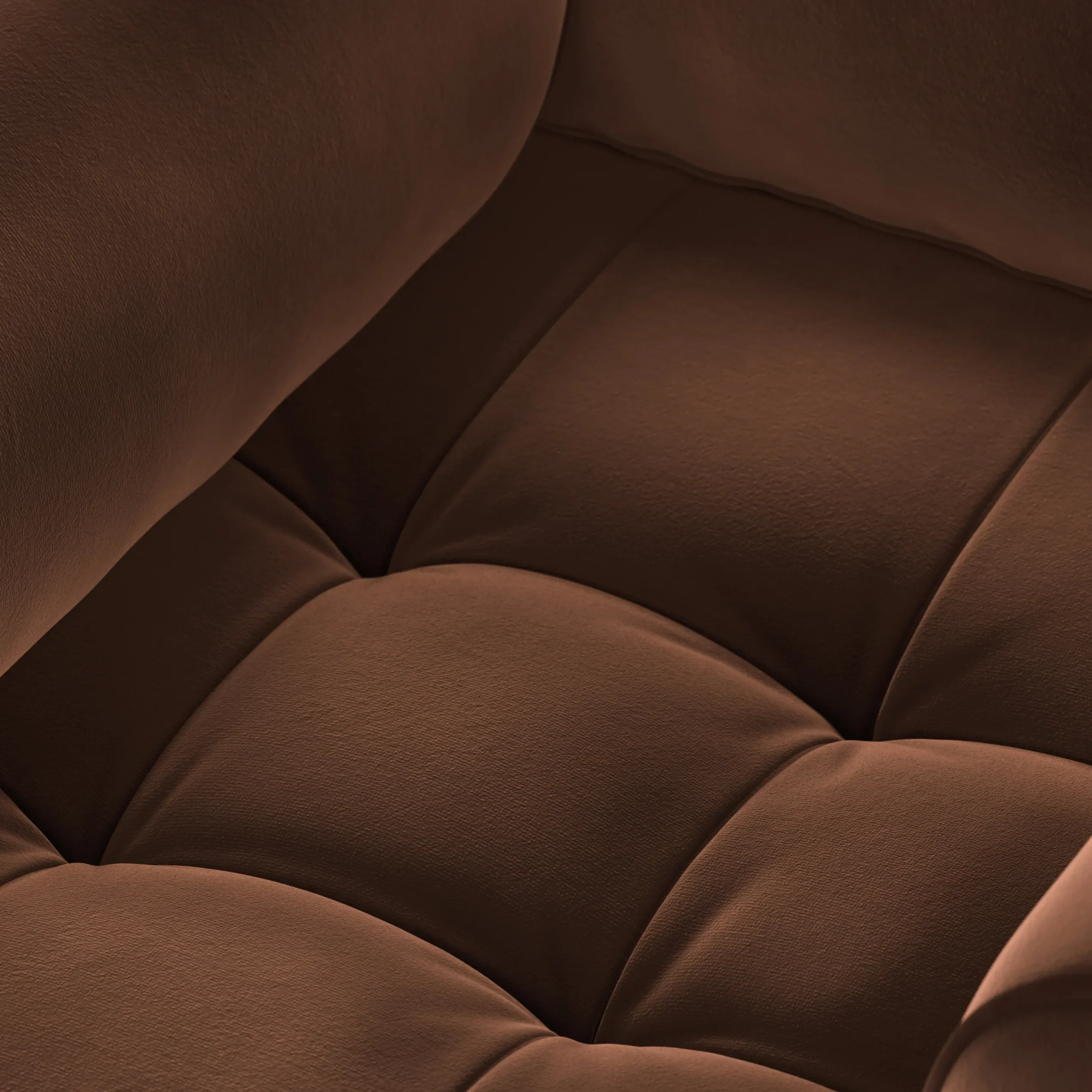 Sven 42_ Tufted Velvet Lounge Chair - Plush Pacific Brown - Image 4