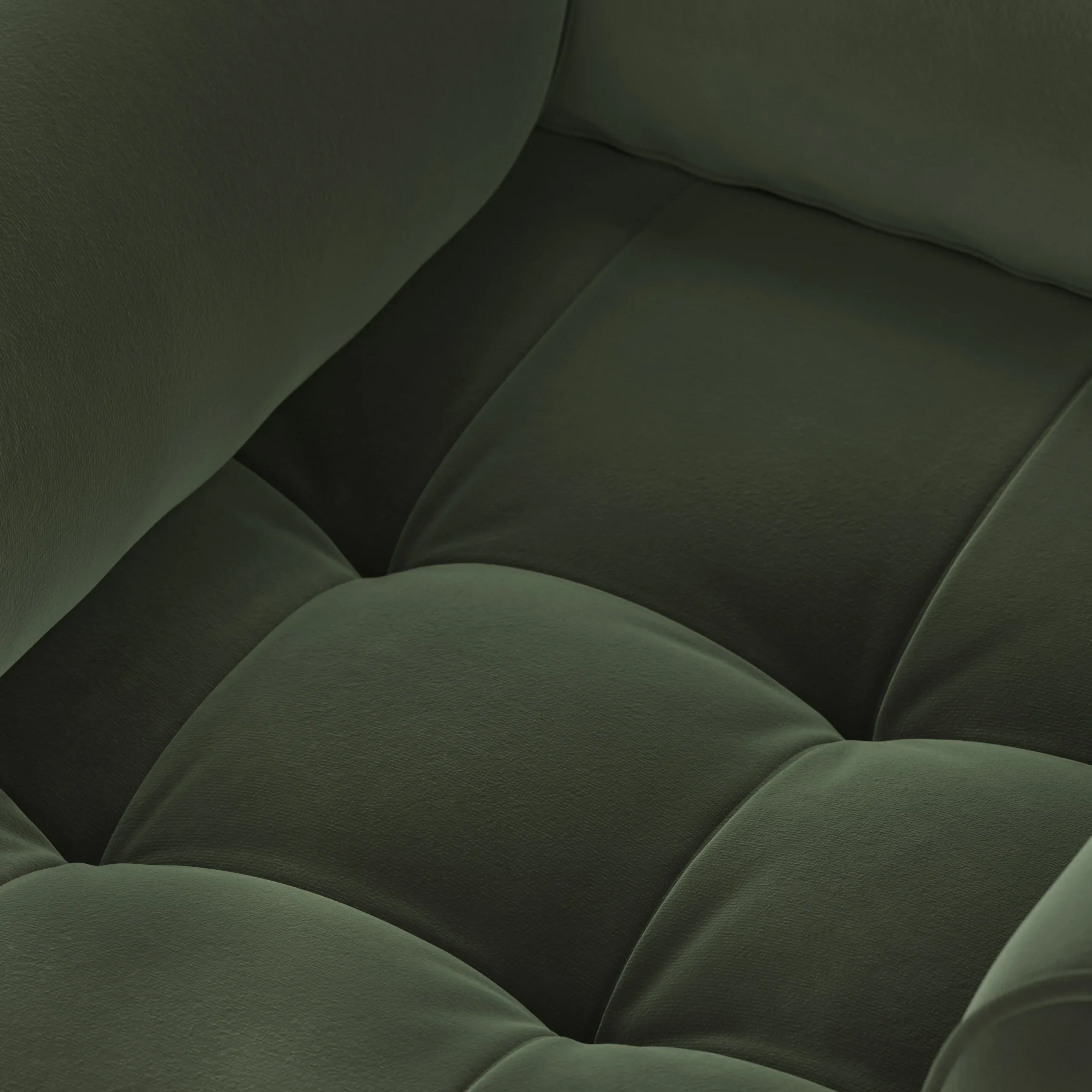 Sven 42_ Tufted Velvet Lounge Chair - Plush Pacific Green - Image 5