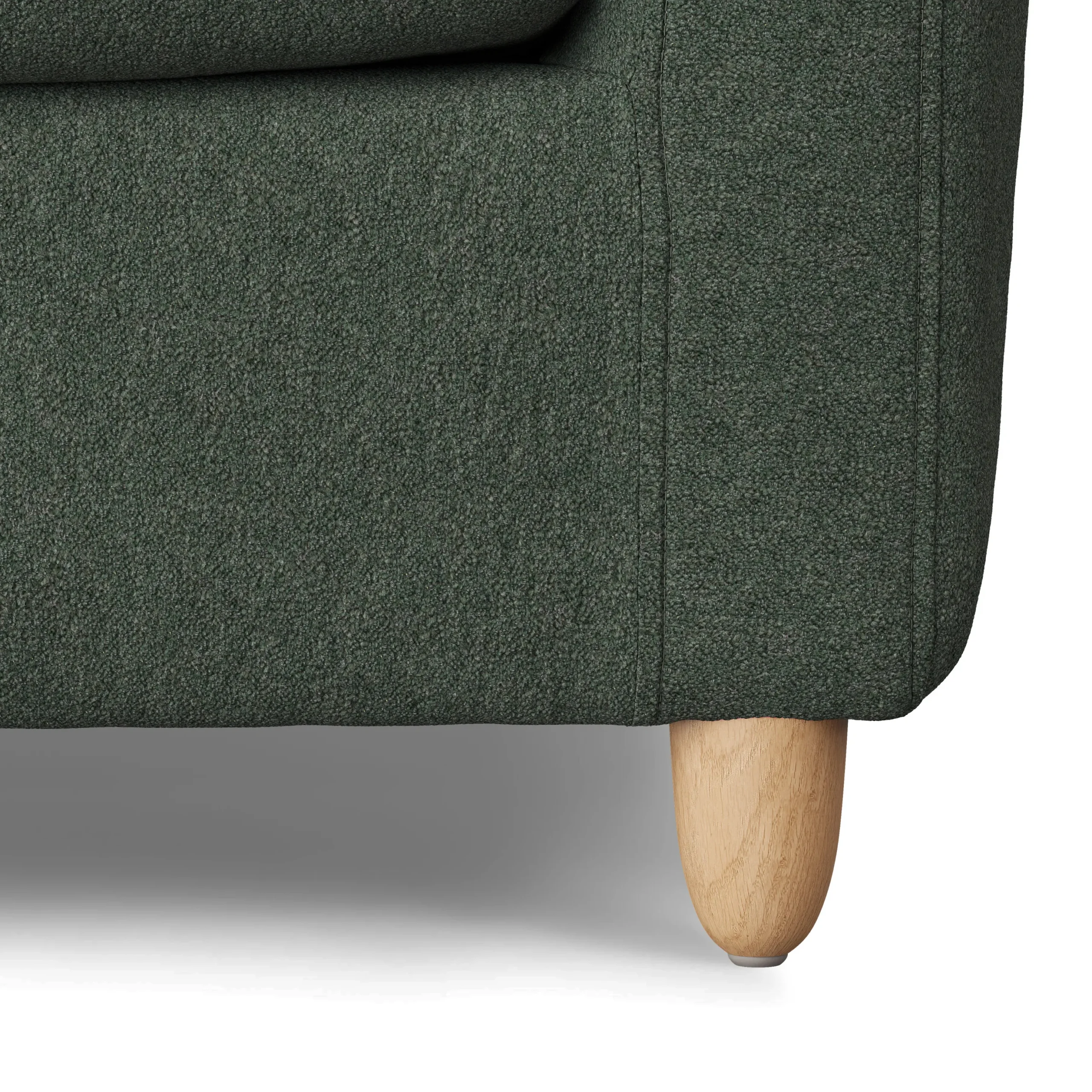 Vati 37_ Lounge Chair - Green Wool Bouclé - Image 4