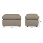 Landry 28_ Ottoman - Napa Taupe