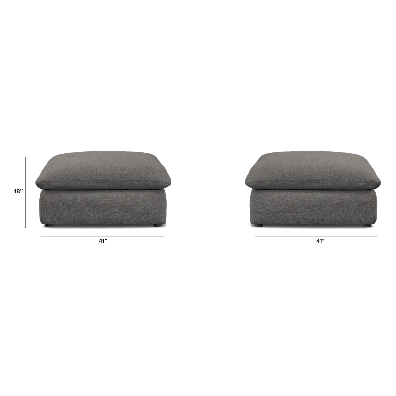 Leigh 41_ Ottoman - Silver Gray - Image 9