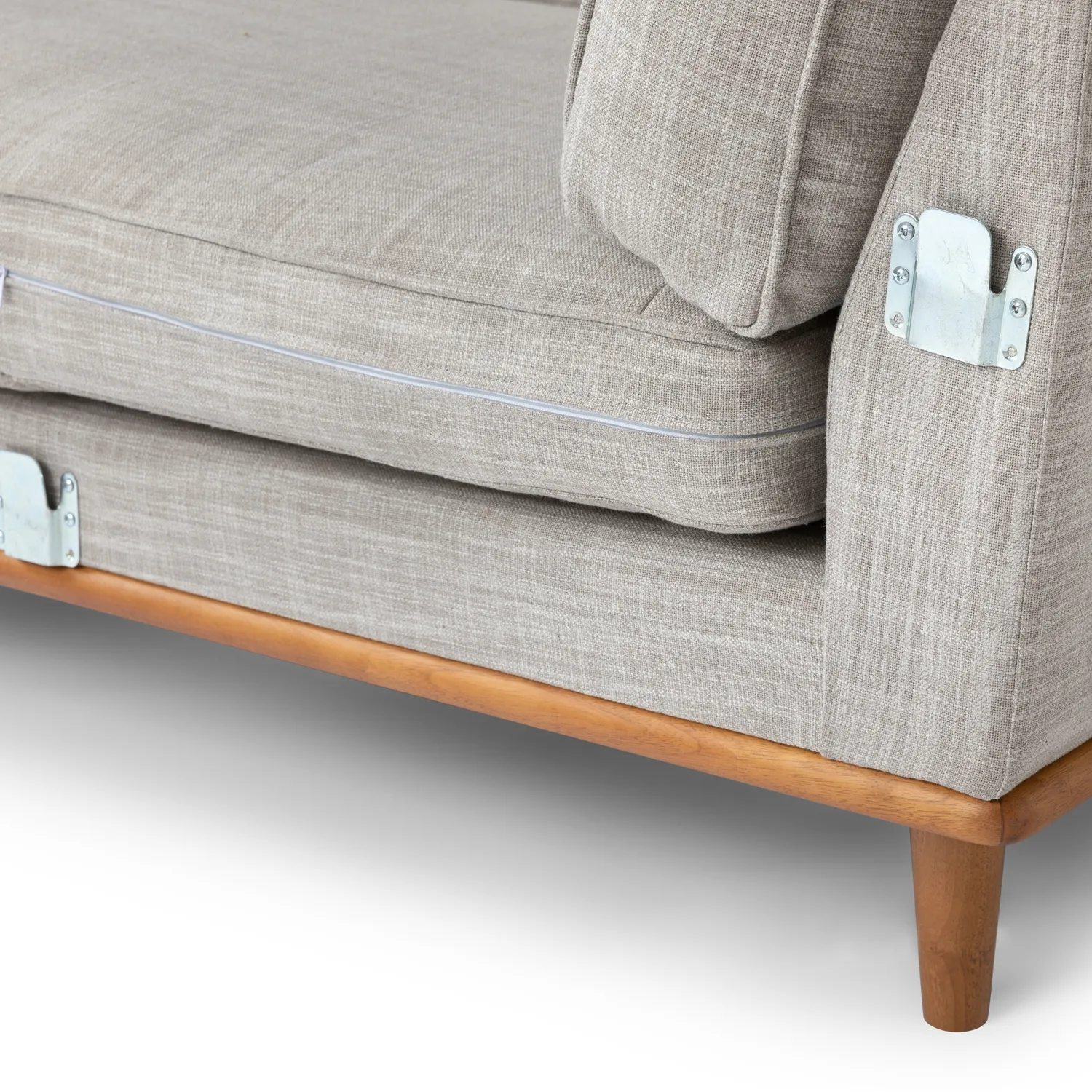Timber 93_ Left Sectional - Rain Cloud Gray - Image 9