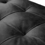 Sven 30_ Leather Ottoman - Oxford Black