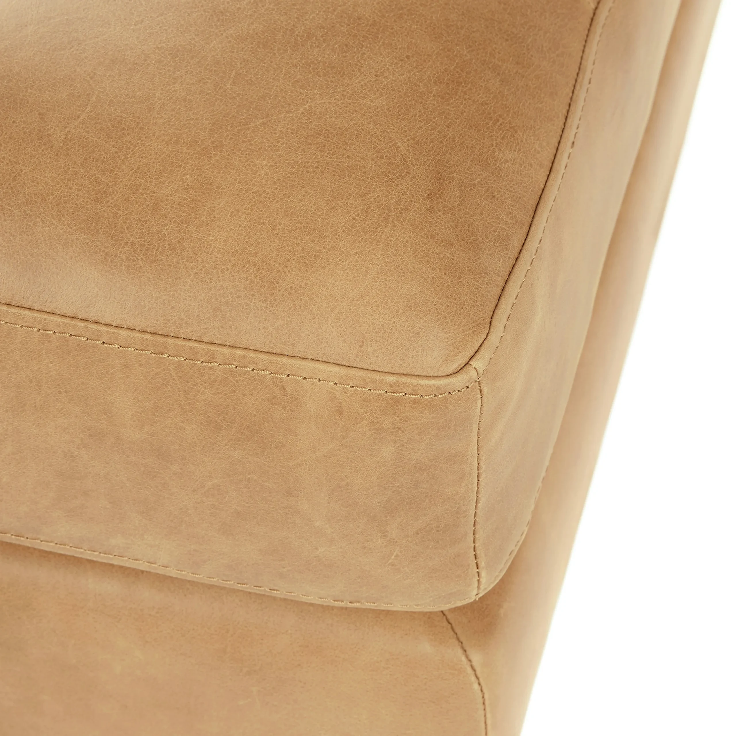 Sven 30_ Leather Ottoman - Charme Tan - Image 6