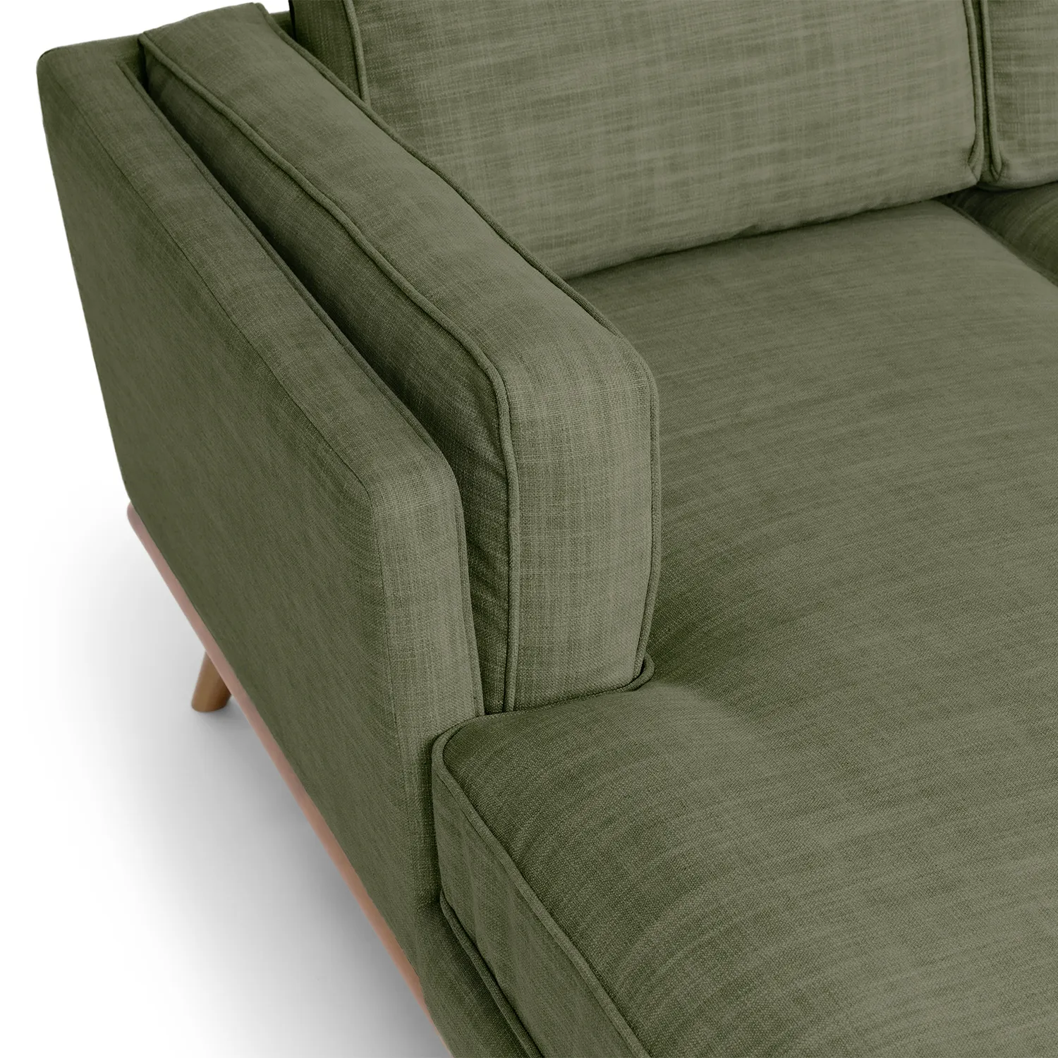 Timber 93_ Right Sectional - Olio Green - Image 9