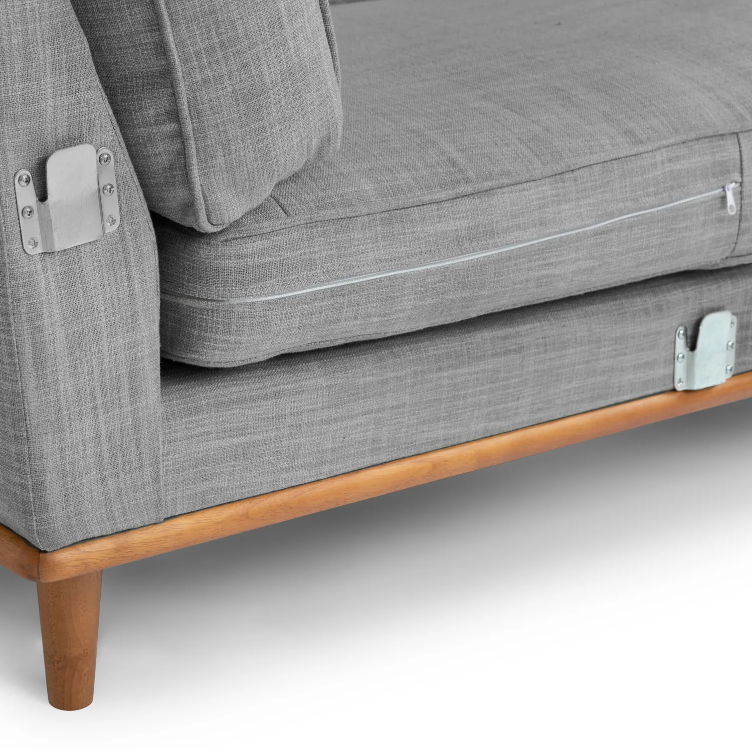 Timber 93_ Right Sectional - Pebble Gray - Image 9