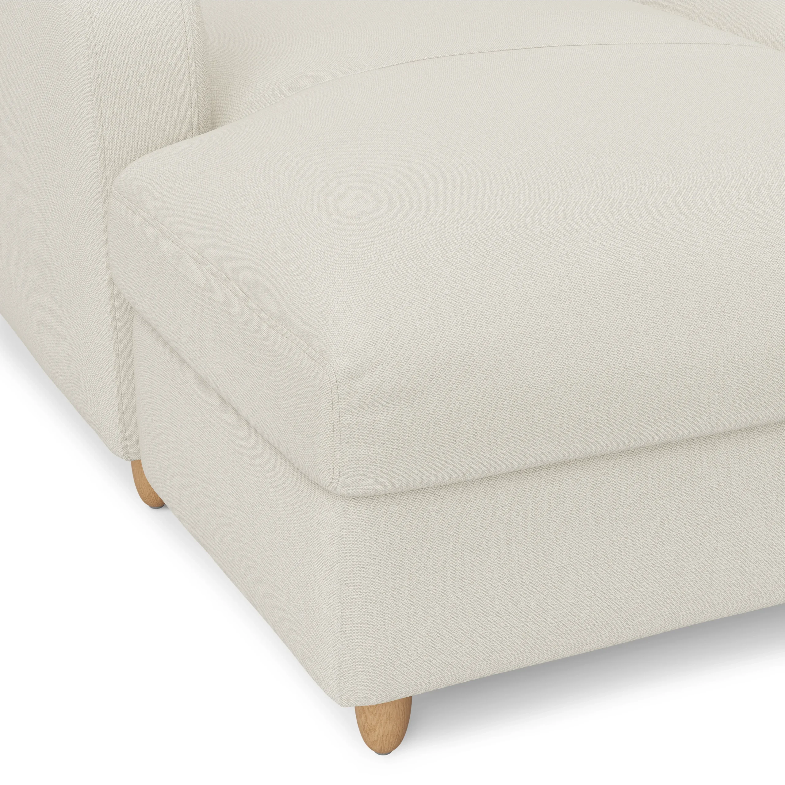 Vati 80_ Left Storage Sectional - Natural Oak and Buckler Ivory - Image 9