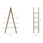 Caliper 47_ Shelving Unit - White_Walnut