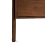 Harles 29.5_ Shelving Unit with Storage - Walnut