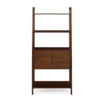 Krossa 31.5_ Shelving Unit with Storage - Walnut