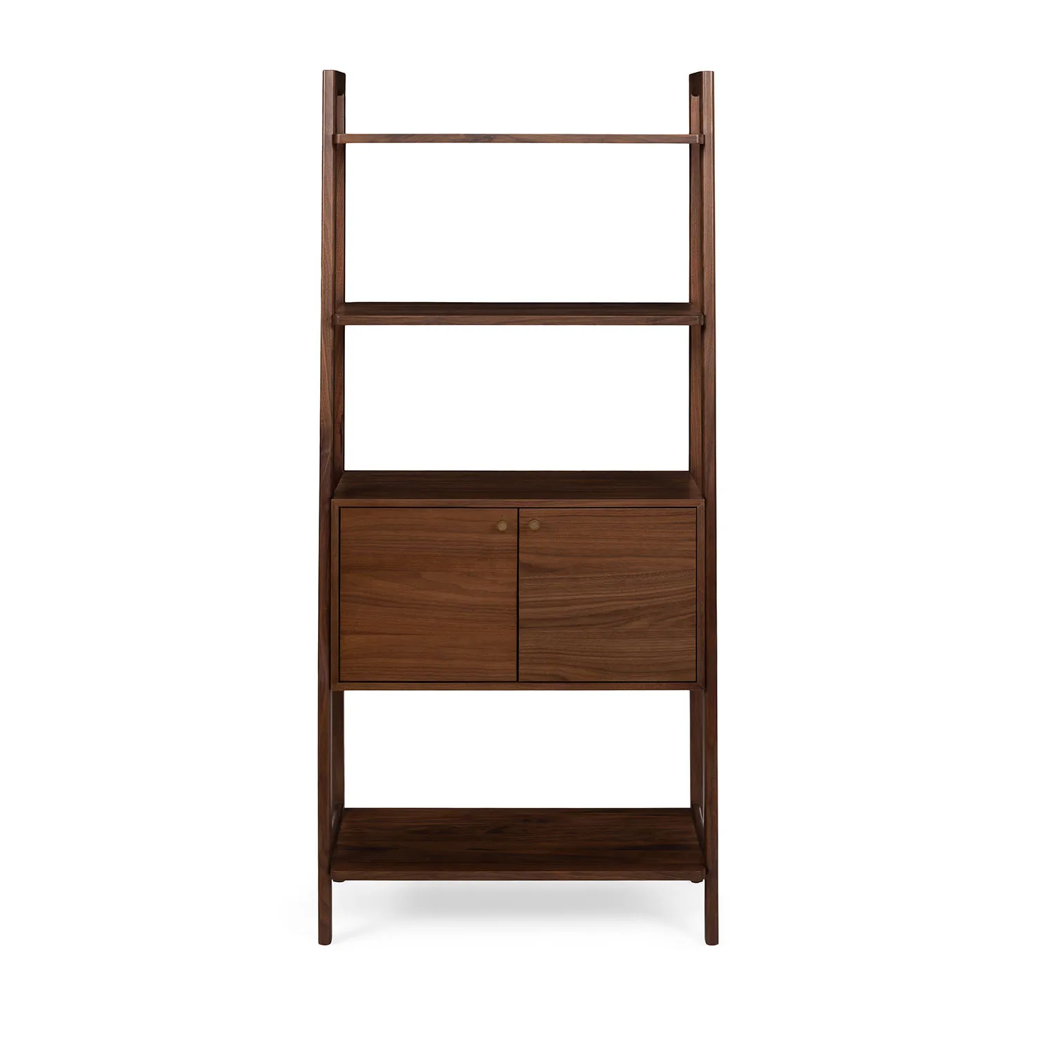 Krossa 31.5_ Shelving Unit with Storage - Walnut - Image 7