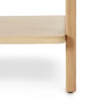 Krossa 31.5_ Shelving Unit with Storage - White Oak
