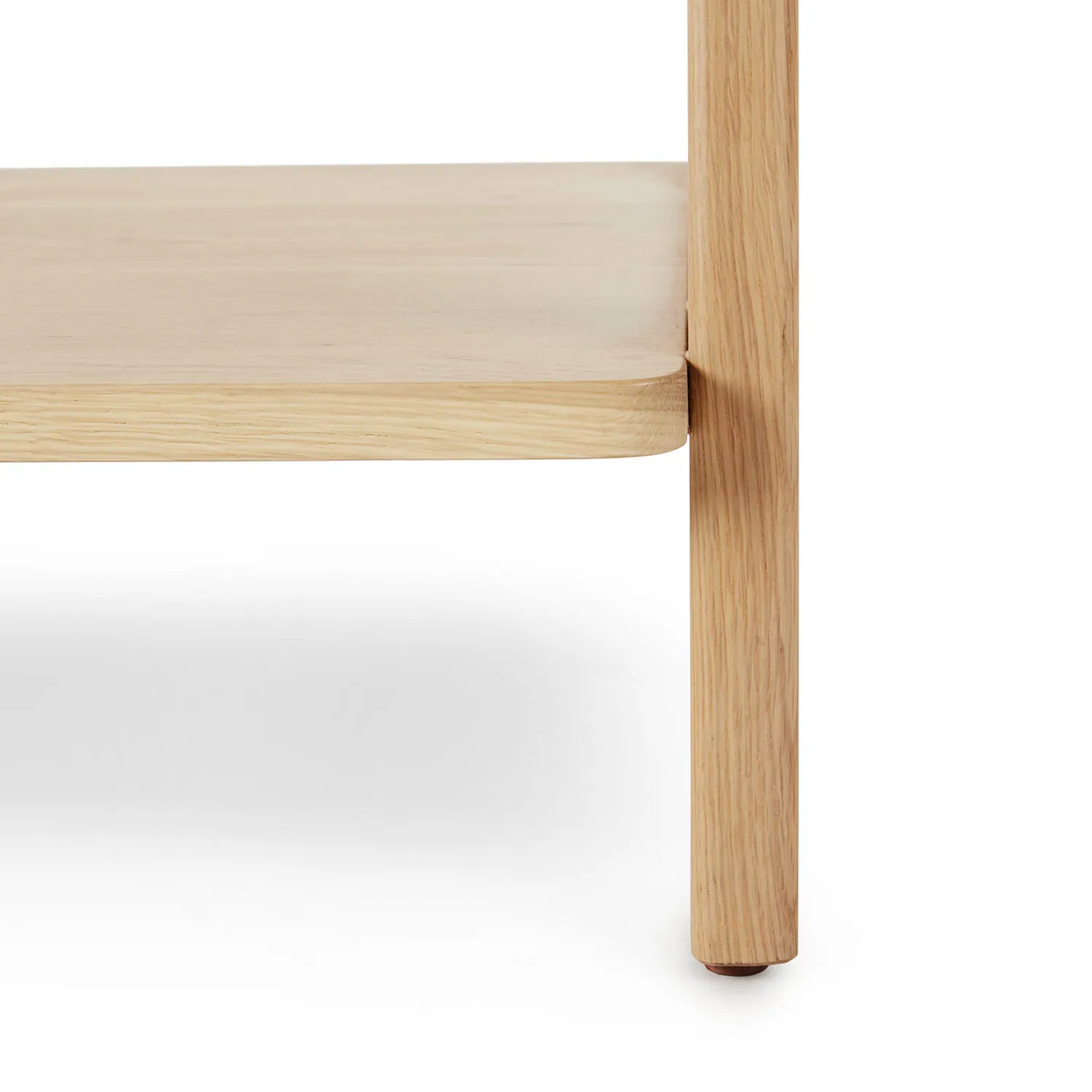 Krossa 31.5_ Shelving Unit with Storage - White Oak - Image 7