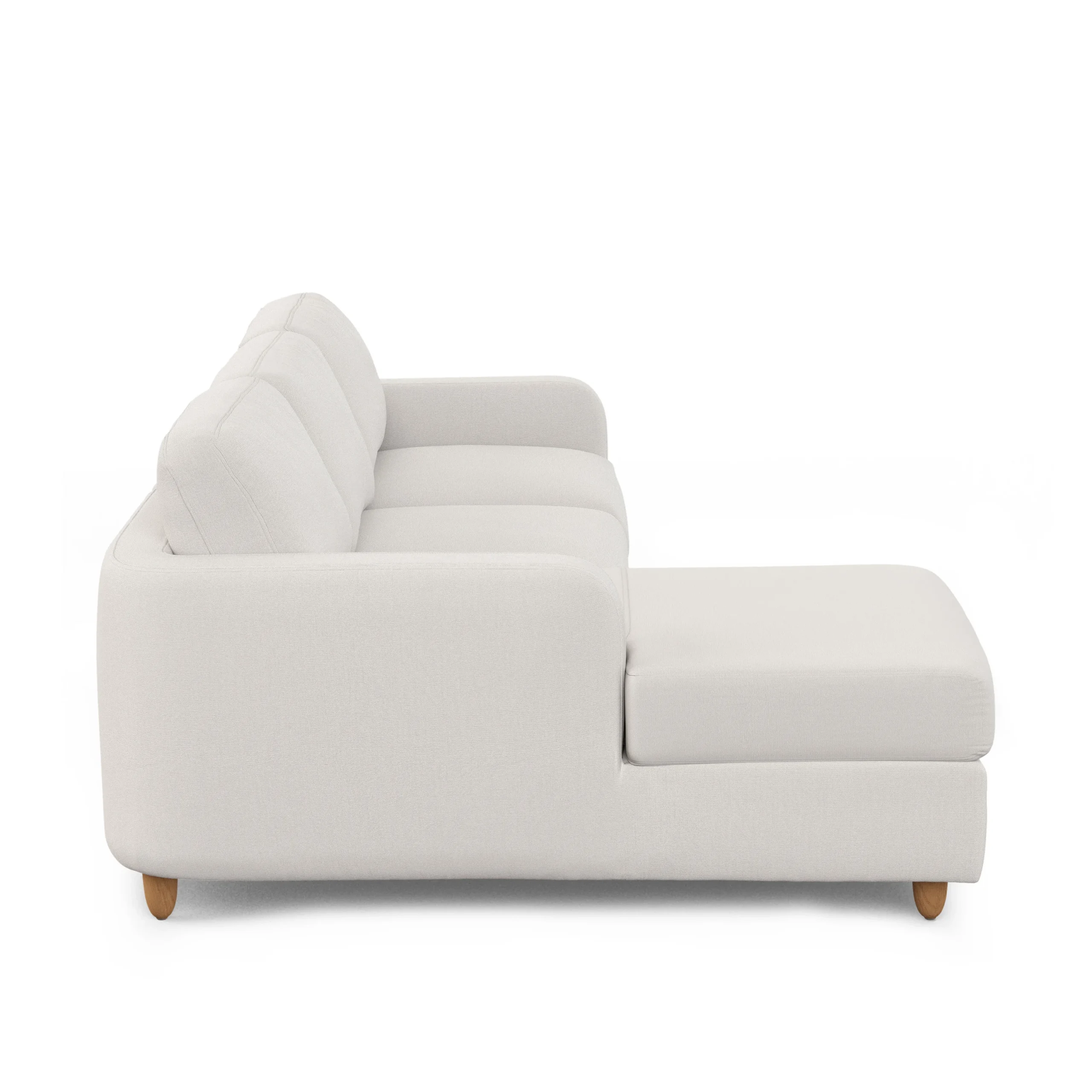 Vati 90.5_ Left Storage Sectional - Natural Oak and Buckler Ivory - Image 3