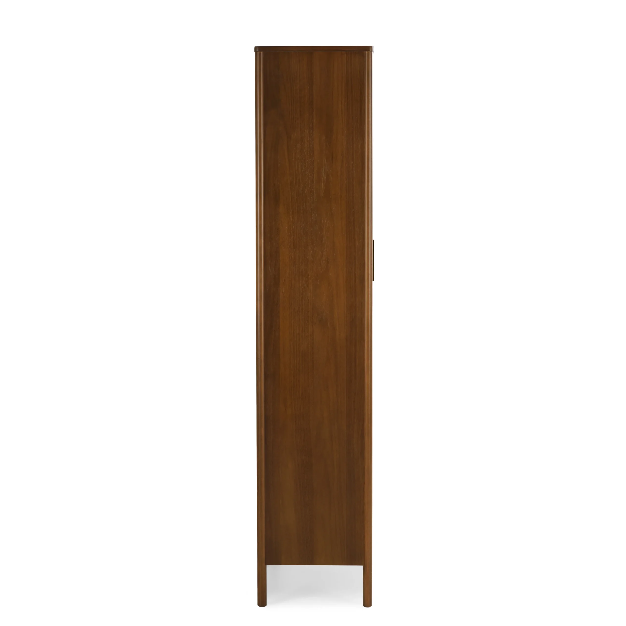 Liv 35.25_ Glass Cabinet - Walnut - Image 9
