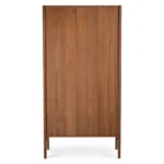 Mysen 35.5_ Glass Cabinet - Walnut