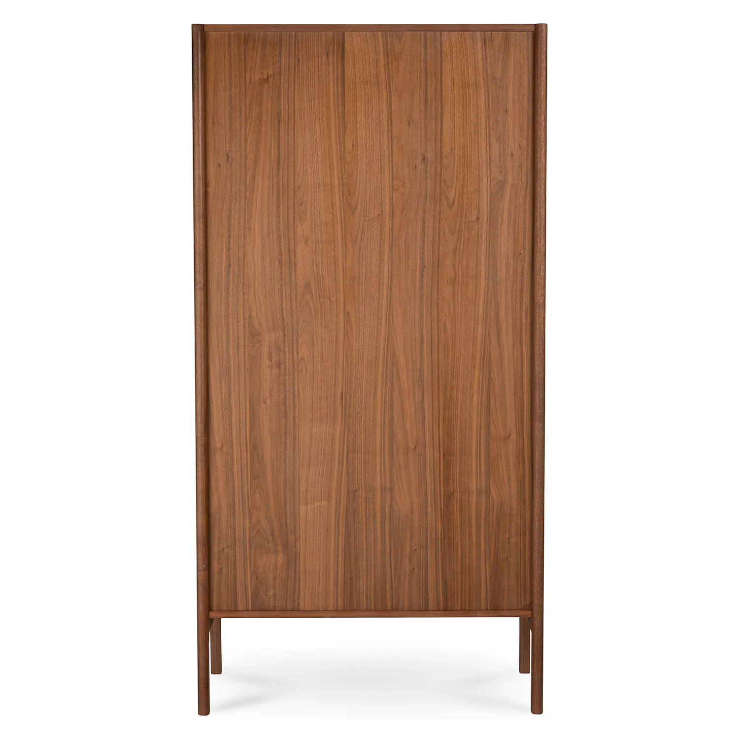 Mysen 35.5_ Glass Cabinet - Walnut - Image 9