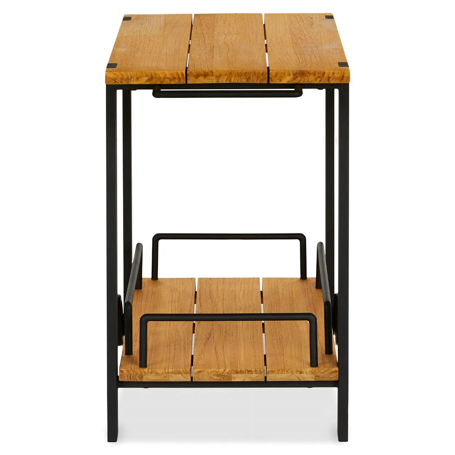 Hulst Outdoor Bar Cart - Teak - Image 9