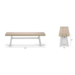 Sardis 56_ Outdoor Bench - Driftwood Gray