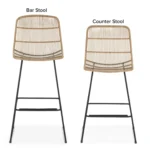 Selka Outdoor Bar Stool - Natural