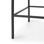 Zina Outdoor Counter Stool - Ember Black